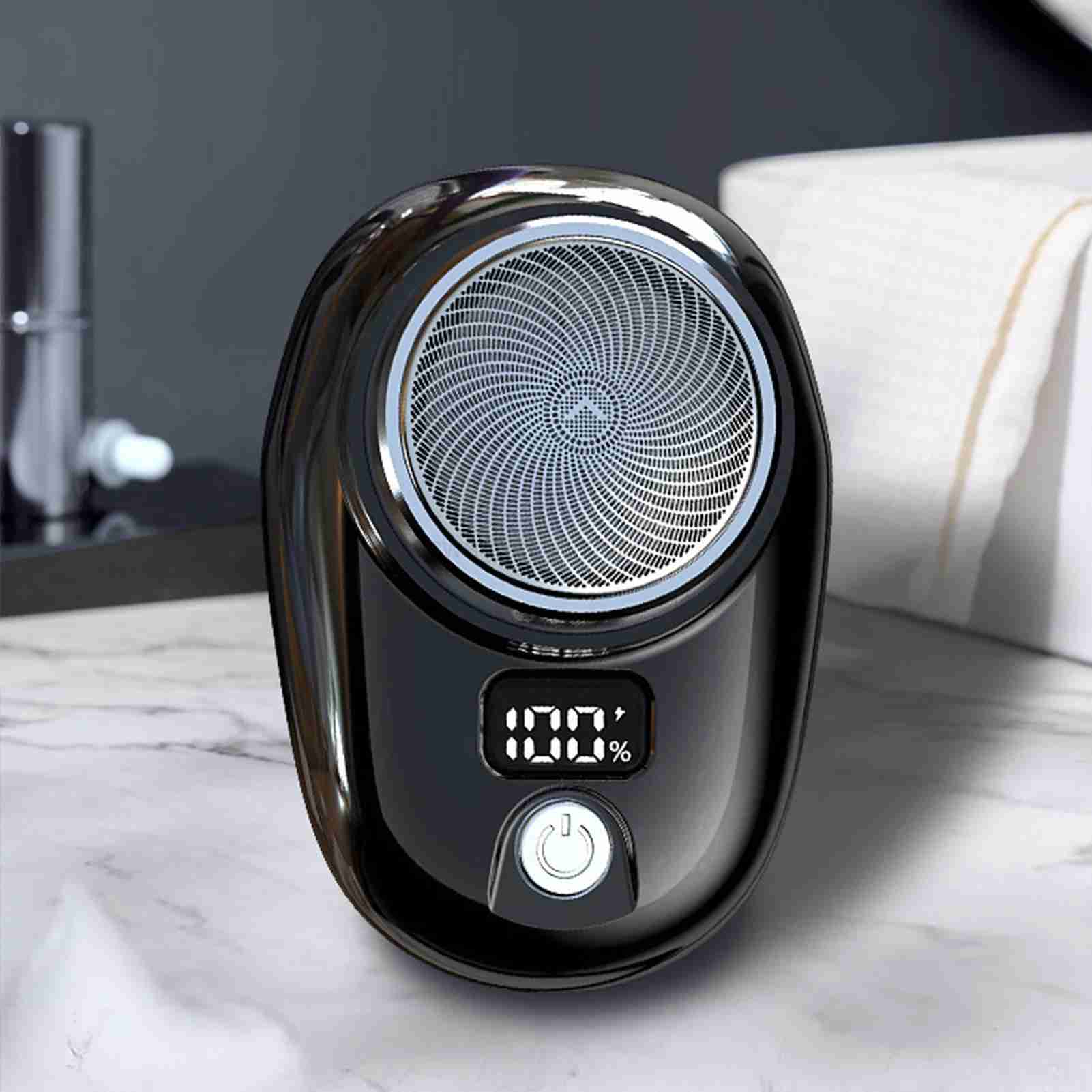 Travel Electric Shaver Pocket Electric Razor For Portable Men Mini Beard Shaver LCD Power Display Rechargeable Travel Home RazorB240709