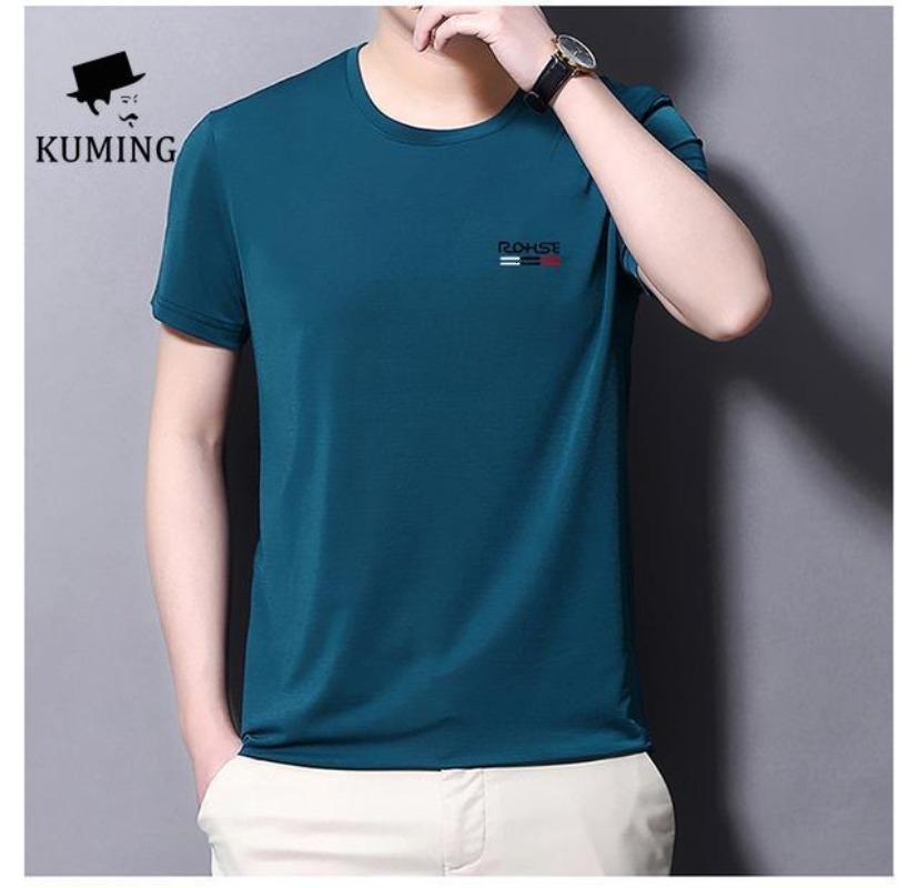 Ice Silk Quick Drying Clothes Men s T-shirt Short Sleeved Round Neck Casual Breathable Running