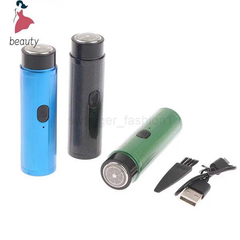 Portable Mini Electric Shaver Washable Beard Trimmer Men Shaver Razor USB Travel Rechargeable ShaverB240709