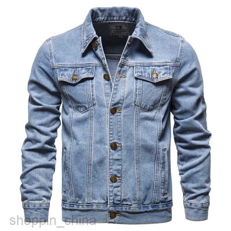 Mens Jackets Coats Spring New Men's Slim Fit Denim Jacket Large Fashion Casual Cardigan Coat