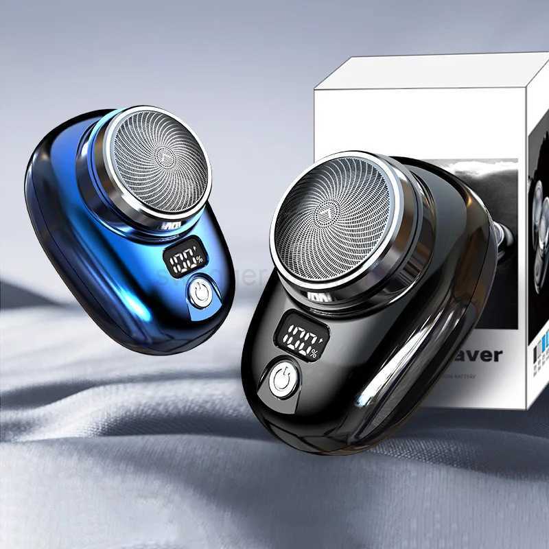 Men Electric Shaver USB Rechargeable Portable Razor Man Comfortable Easy Travel Mini Beard Body Hair Trimmer Male Pocket RazorB240709