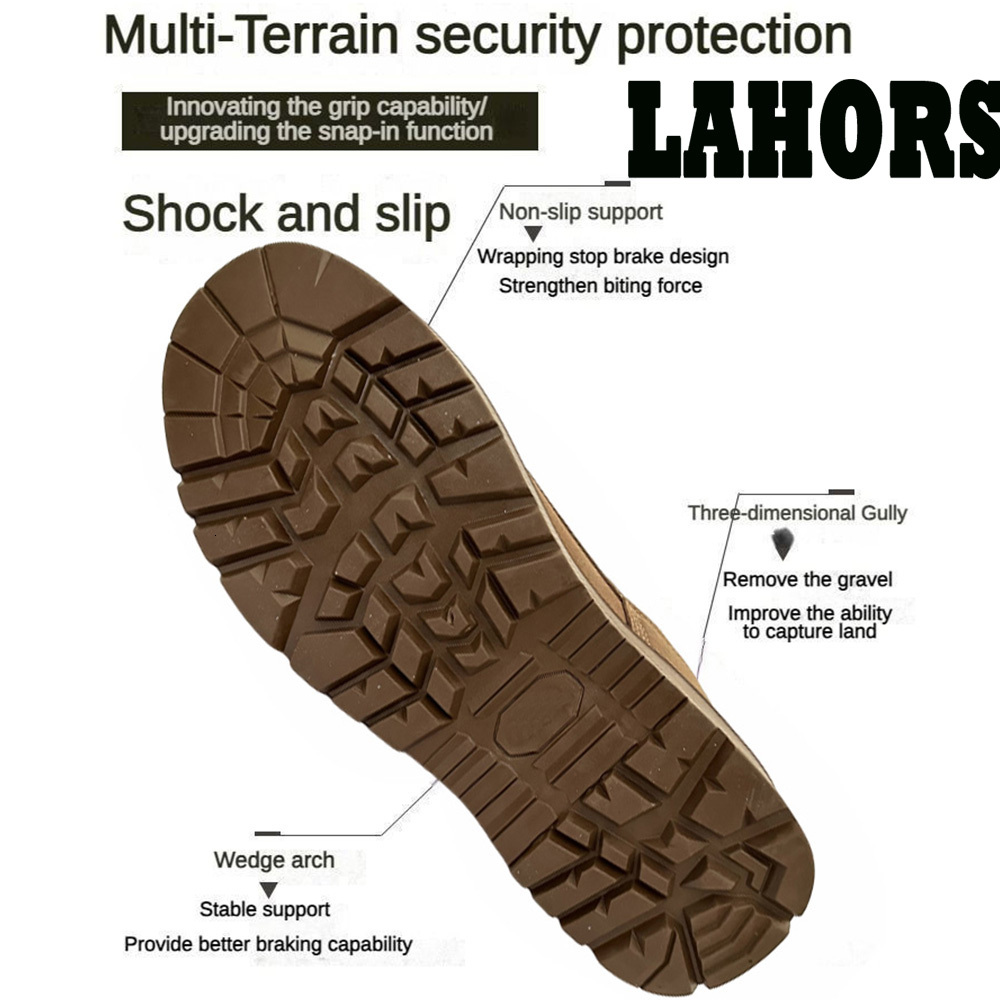 LAHORS Brand Man Combat Tactical Waterproof Outdoor Hiking Shoes Desert Army Breathable Male Ankle Boots