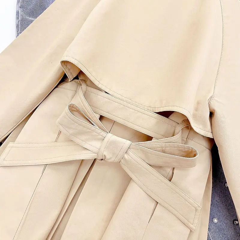Baby Kids Fall Teenage Elegant Trench Princess Kids Formal Lady Elegant Outwear 5-12T 240710