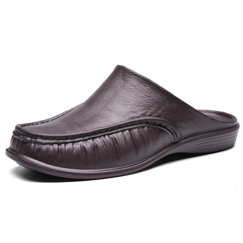 sale Men EVA Shoes Slip On Casual Walking Shoes Men Half Slippers Comfortable Soft Slippers Size 40- 47 240718