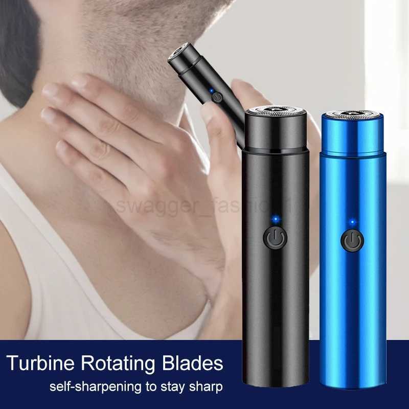 Electric Razor Mini Travel Shaver For Men Women USB Charging Washable Home Portable Beard Trimmer Razor Body Hair TrimmerB240709