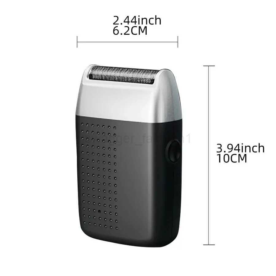 Electric Foil and Bald Shavers Men Blade with Rechargeable Beard ShaverB240709