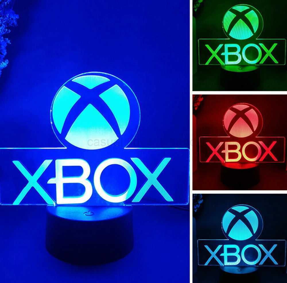 3D LED Gaming Setup RGB Lamp USB Powered Gaming Room Childrens Lamp Bedroom Night Lights LED Table Lamp Indoor Lighting GiftsCL240718