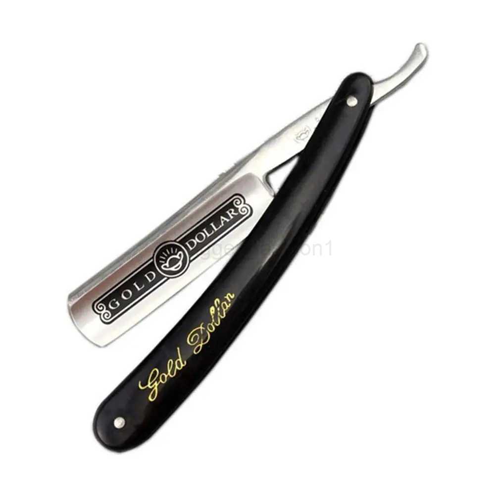 Barber Professional 66 Shaving Straight Razor Classic Manual Sharp Razors Folding Knife Men Stainless Steel ShaverB240709
