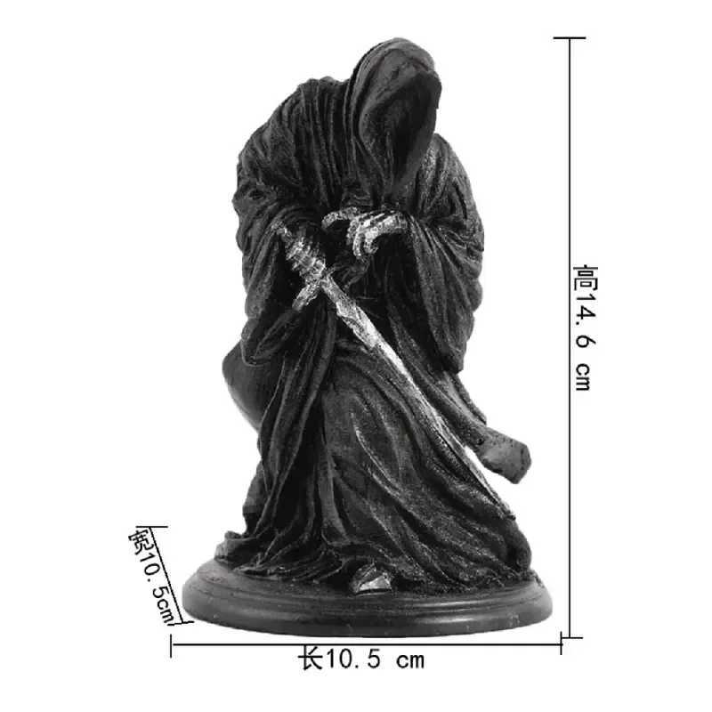 Collectible Dark Knight Witch King Black Knight Lord Of The Rings Model Character Resin Statue Decoration GiftB240710B240707