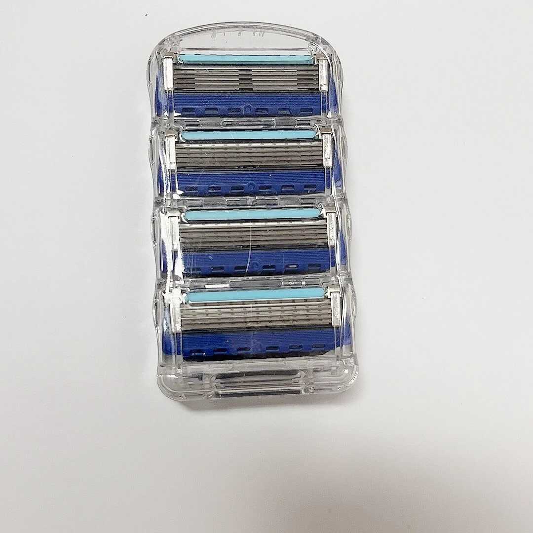 Shaver5-layer Razor Blades 16/8/4pcs Replacement Blades Vintage Wet Shaving Safety Razor Skin Protection Classic RazorB240709