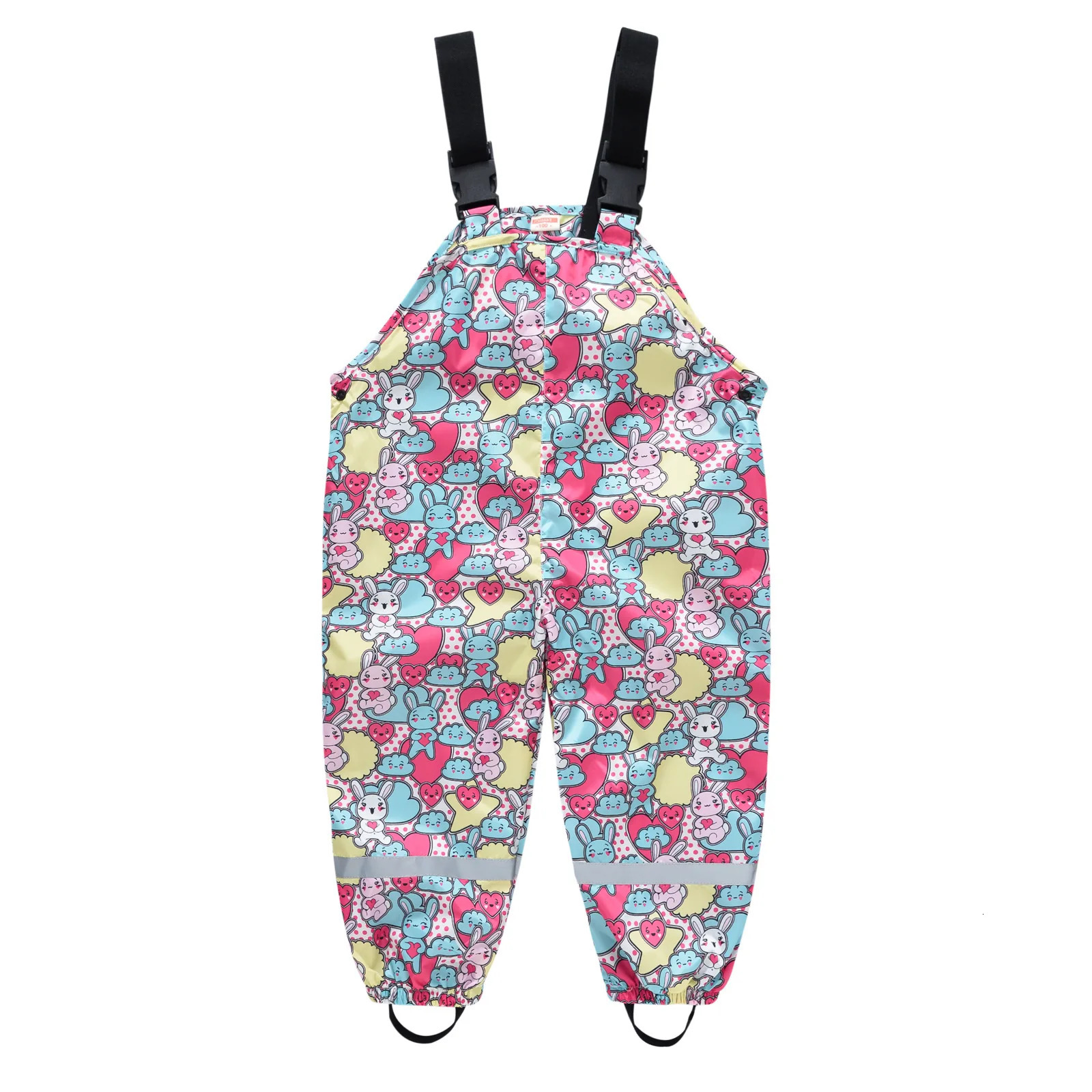 Baby Girls Rain Pants Waterproof Boys Jumpsuit Sport Childrens Bib Overalls Winter Toddler Kids Raincoat Trousers Clothes 240715
