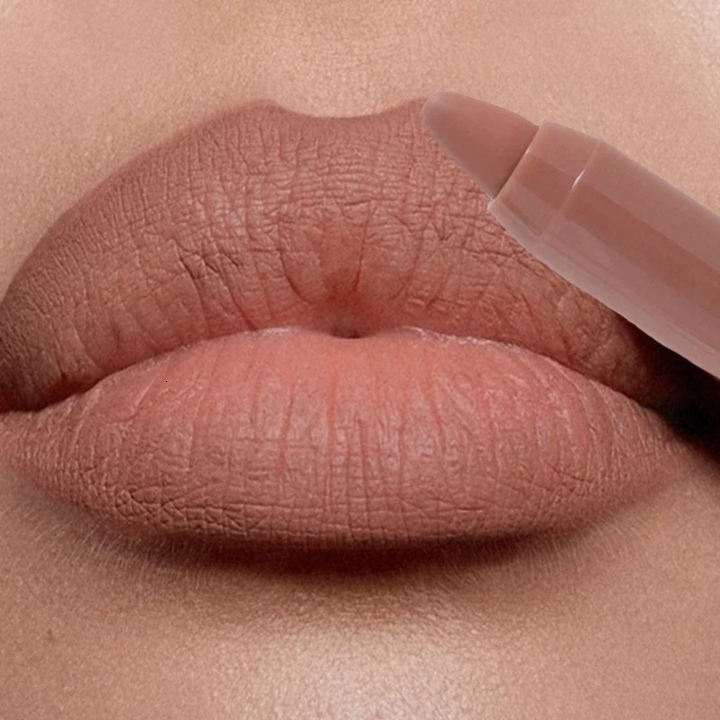 12 Colors Matte Nude Lip Liner Pencil Long Lasting Nude Brown Lip Liners Waterproof Lipstick Pen Lip Contouring Makeup Cosmetics 240713