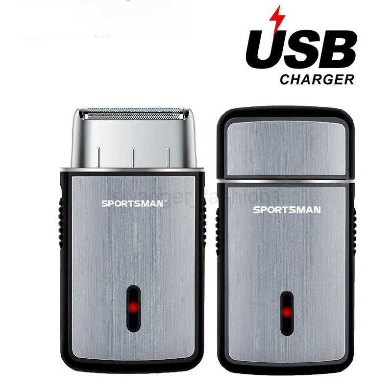 Mini Electric Shaver for Men Portable Multifunctional Electric Razor Beard Knife USB Charging Mens Shavers Face Body RazorB240709