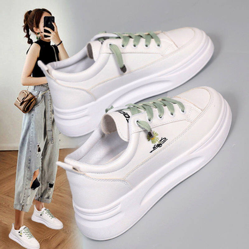 Little Daisy white shoe female spring summer joker breathable mesh surface thin shoes 2024 hot style sneakers new platform