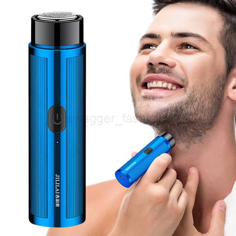 Portable Mini Electric Shaver Washable Beard Trimmer Men Shaver Razor USB Travel Face Full Body Shave Razors Shaving MachineB240709