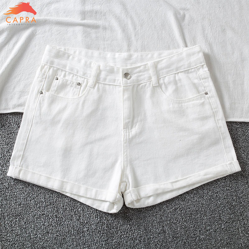 High Waist Women Plus Size Fashion New Casual Slim Jeans Short Washed Sexy Female Summer Denim Shorts
