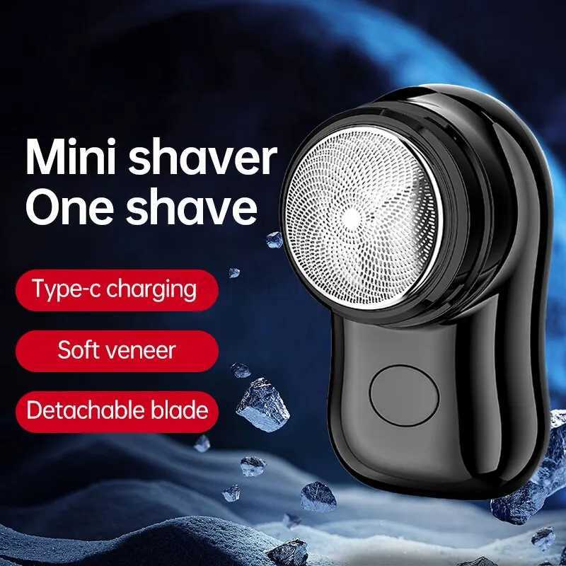 Mini USB Shaver Portable Electric Razor For Women USB Rechargeable Electric Shaver Outdoor Pocket Size Wet Dry Electric RazorB240709