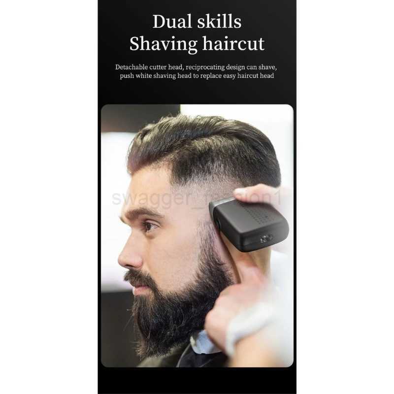 Rechargeable Hair Shaver for Men Electric Shaver Beard Electric for Razor Bald for Head Fades Shaving Machine Grooming TB240709