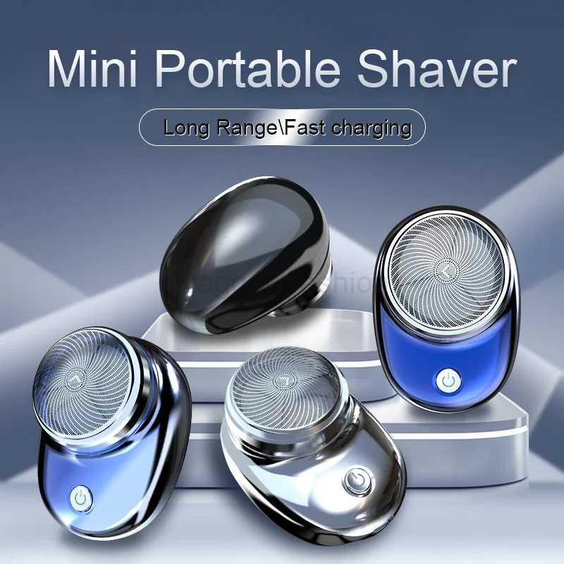 Electric Shaver Charging Mini Pocket Travel Razor Portable Wireless Detachable Shaver Facial Beard And Body Hair TrimmerB240709