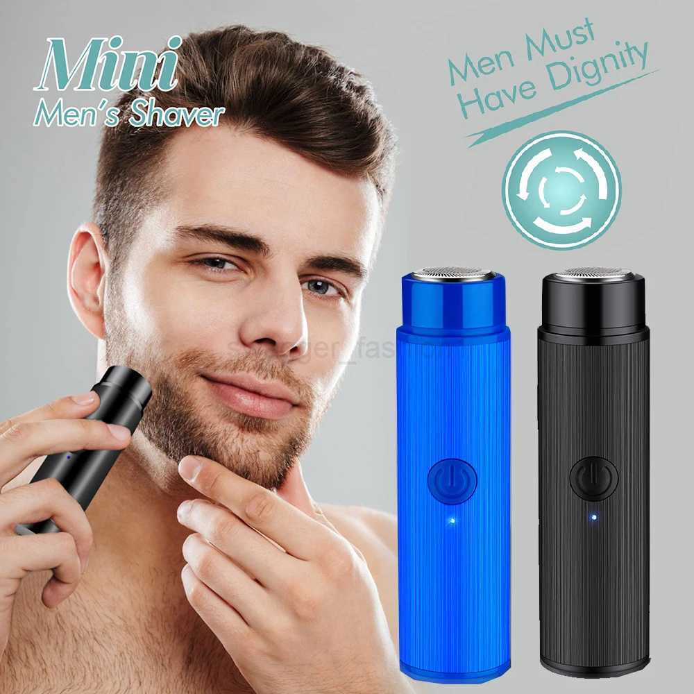 Electric Razor Mini Shavers Portable USB Rechargeable Perfect for Travel and Touch-ups Unisex Electric Razor for Men and WomenB240709