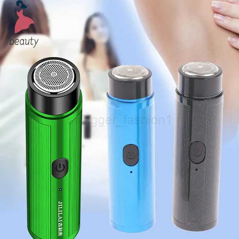 Portable Mini Electric Shaver Washable Beard Trimmer Men Shaver Razor USB Travel Rechargeable ShaverB240709