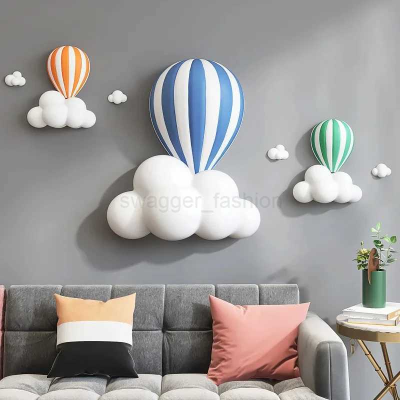 Hot Air Balloon 3D Three-dimensional Relief Wall Decoration Living Room Sofa Background Wall Decoration Room Hanging PaintingB24718