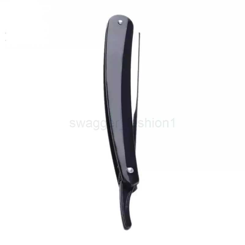 1/2/3PCS Colors Professional Manual Shaver Straight Edge Stainless Steel Sharp Barber Razor Shaving Beard Cutter with BladeB240709