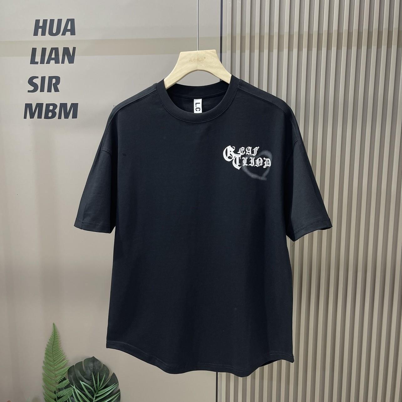Printed men's T-shirt 2024 Summer New Versatile Fashion Loose Casual Top