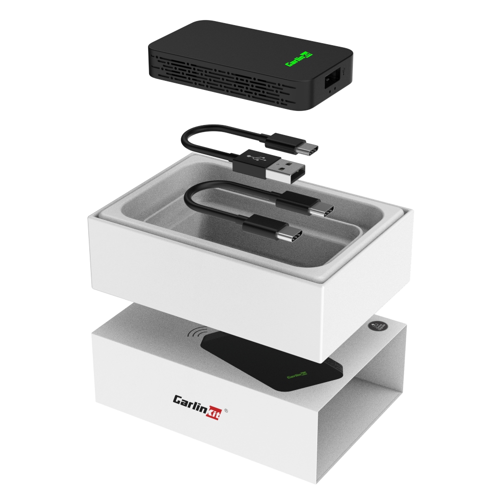 Carlinkit 2 air wireless carplay adapter carplay / android auto wireless phone link 2 in 1 carplay converter box plug and play original car control ca
