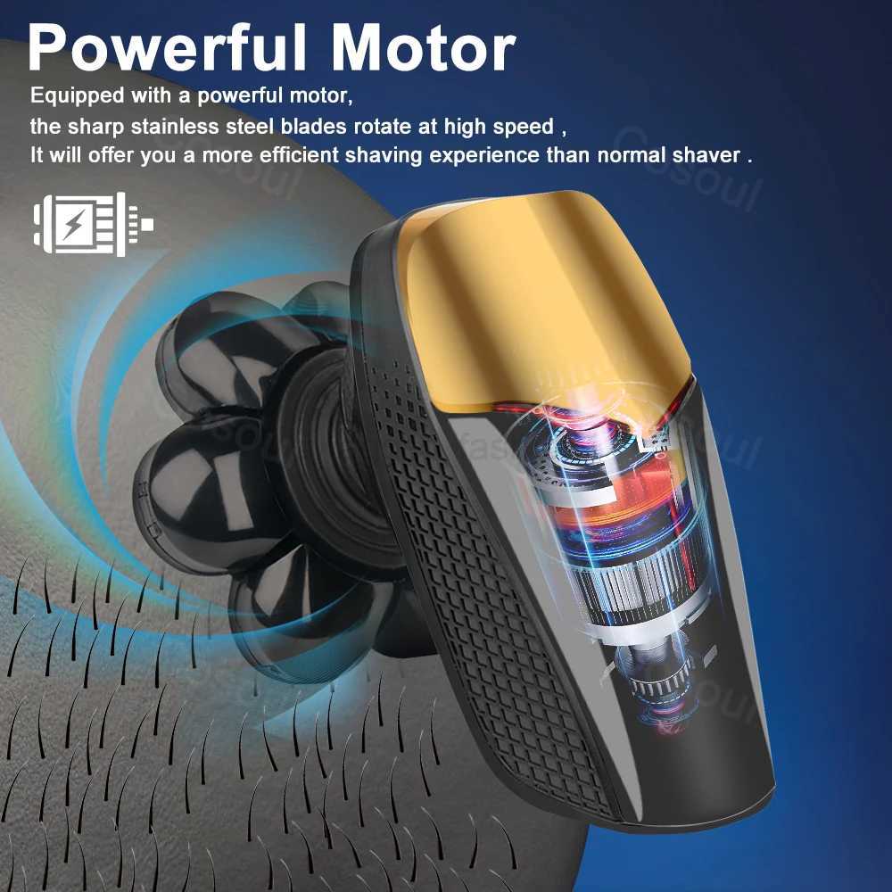 Shaver for Men Electric Shaver Powerful Bald Head Shaver Beard Shaving Machine For Men Razor Husband Gift BoyfriendB240709