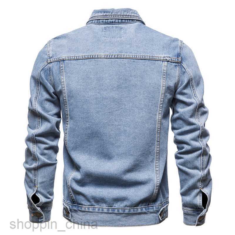 Mens Jackets Coats Spring New Men's Slim Fit Denim Jacket Large Fashion Casual Cardigan Coat