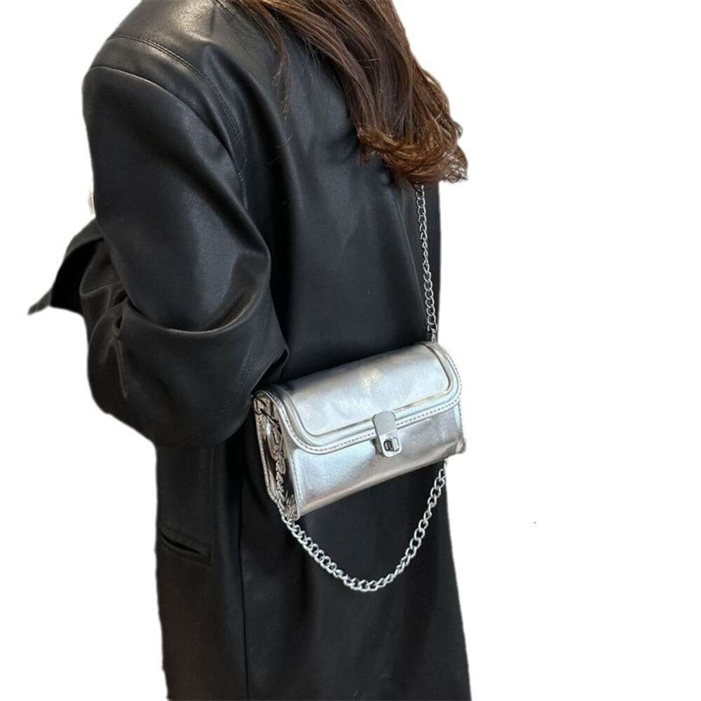 Crossbody small for women 2024 new model super popular versatile internet celebrity texture niche design high-end chain bag H7.18#16