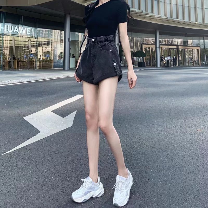 Fashion Streetwear Ladies Jeans Tassel High Waist Short Pants Sexy Denim Jean Shorts For Women
