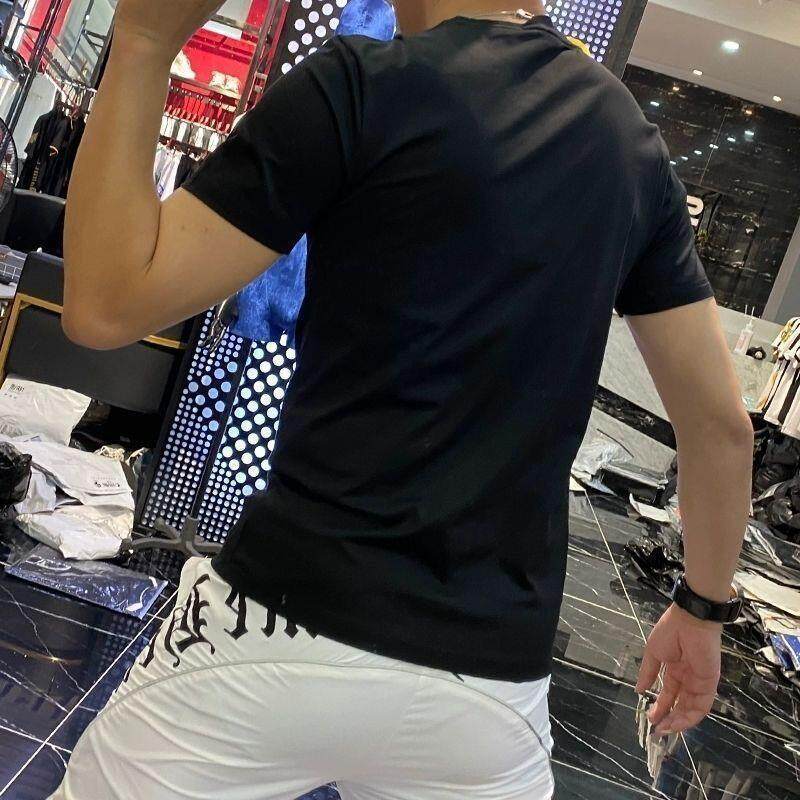 Men T Shirt Men's Short Sleeve Breathe t shirt for man Mid-teens Sports and Leisure Korean Round Neck Casual Tshirt Man