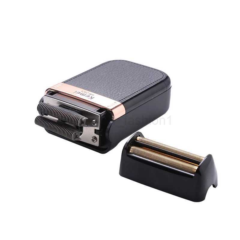 Kemei Electric Shaver For Men Fashionable Mens Leather Shell Waterproof Rechargeable Professional Beard Trimmer Razor KM-2024B240709