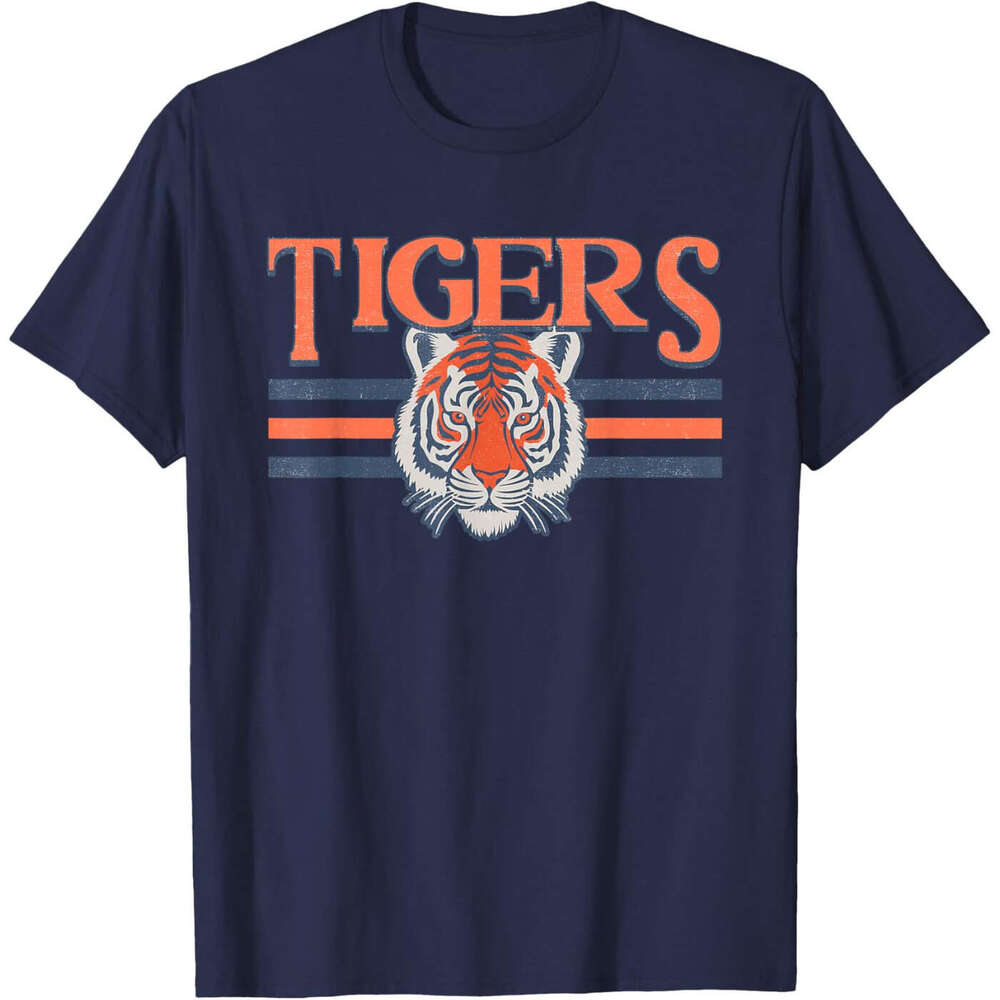 Tigers T Shirts Mens Womens Tees Vintage Sports Name Tee Design Gift Men Women Girls T-Shirt Tops Designer Fashion clothes Tshirt Free shipping
