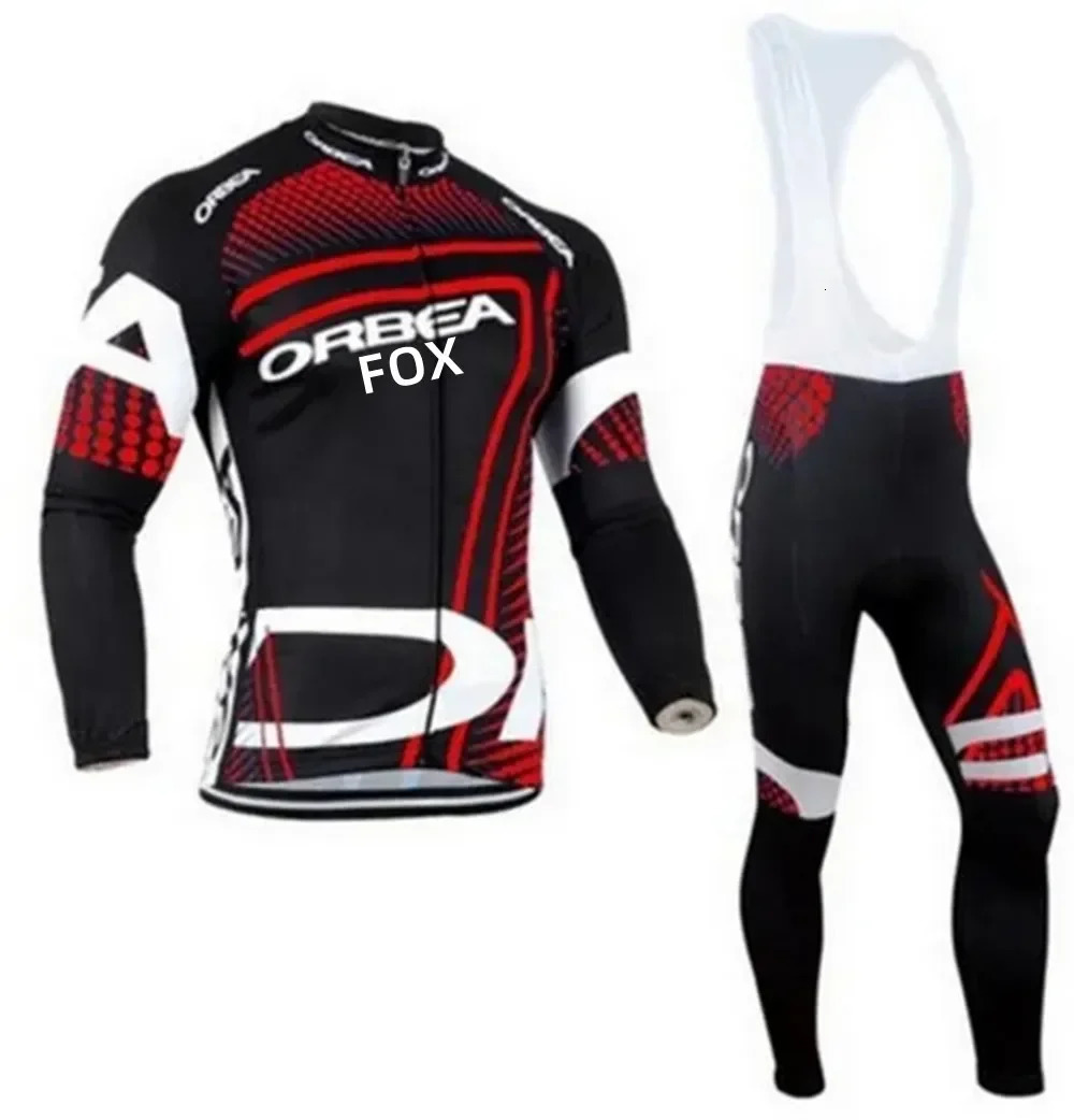 ORBEAFOX long sleeve Cycling Jersey Set Man Summer Breathable MTB Bike Clothing Maillot Ropa Ciclismo Uniform Kit 240716