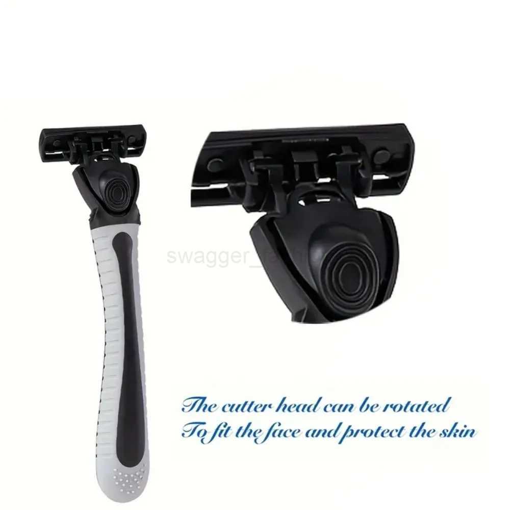 3-layer Stainless Steel Blade Men Razor Washable For Travel For Home Shaver Manual Shave Razors For Daily Face CareB240709