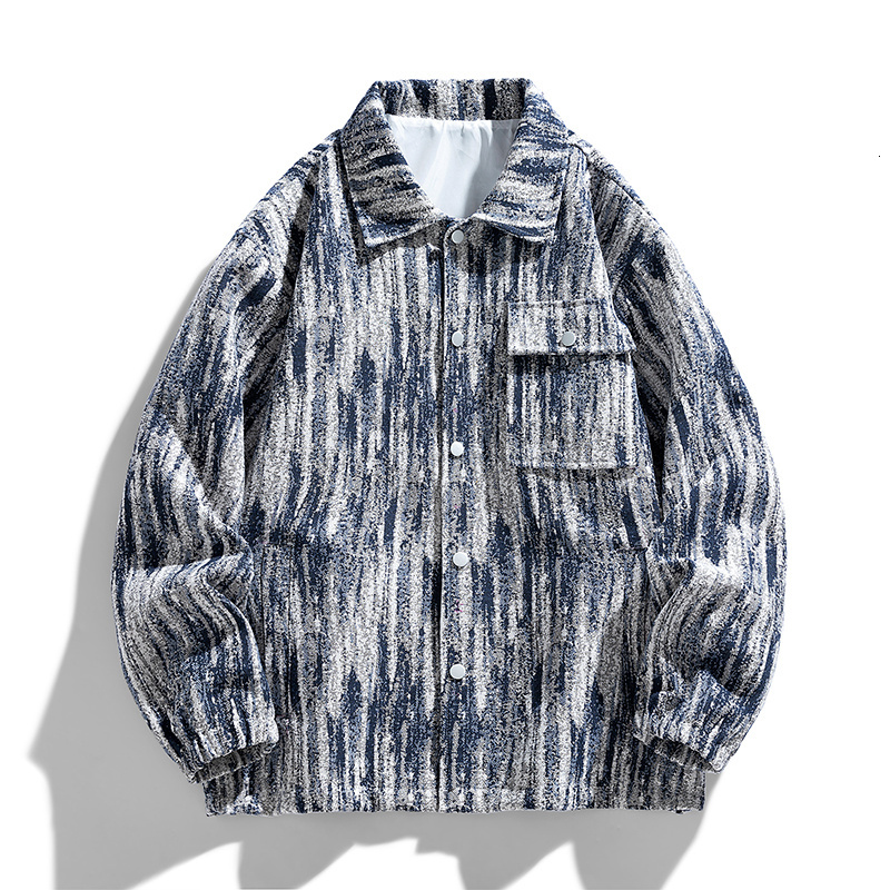 Yuncang Flash Hair Small Fragrant Wind Men's end Brand High Street Spring and Autumn Jacket Trendy Rascal F718#60