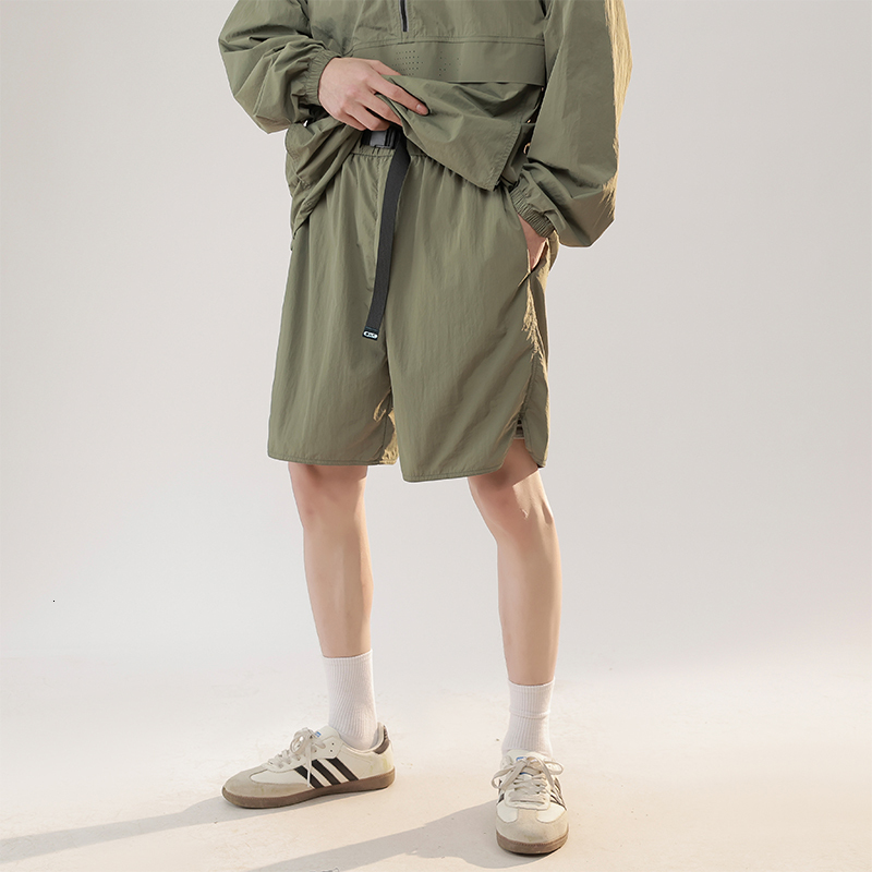 Sunscreen three shorts, men's breathable trendy workwear, five part outdoor running sunscreen pants, UPF50+outdoor mosquito pantsF717#27