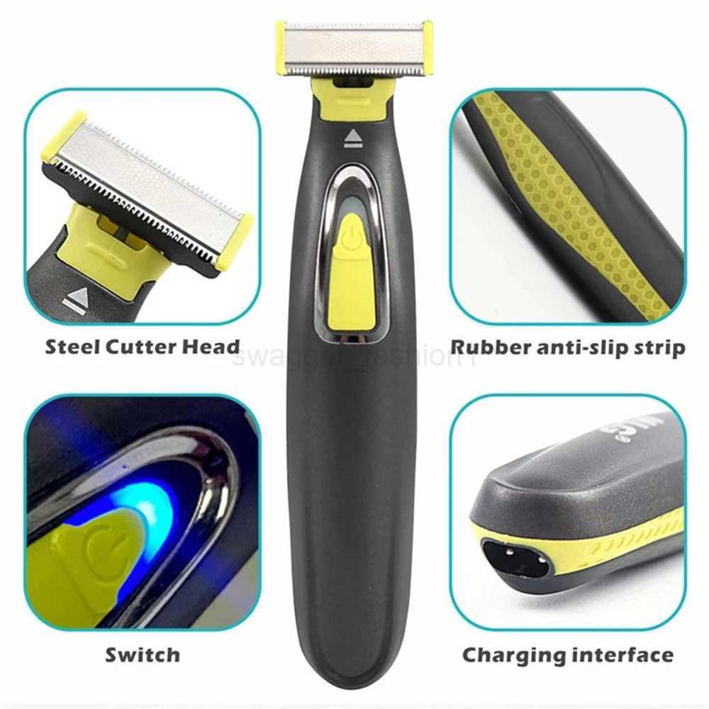 Electric Shaver For Men USB Rechargeable Shaver Beard Shaving Male Epilator Machine Hair Face Care CleaningB240709