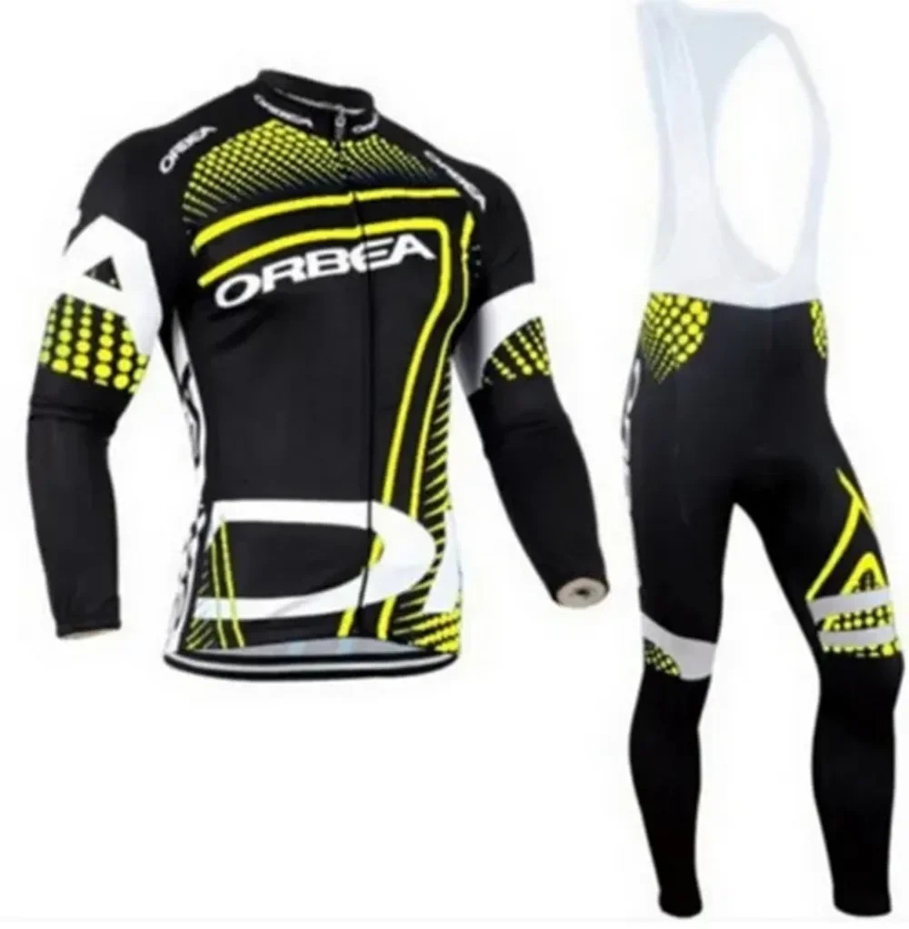 ORBEAFOX long sleeve Cycling Jersey Set Man Summer Breathable MTB Bike Clothing Maillot Ropa Ciclismo Uniform Kit 240716