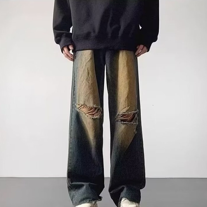 Purple Designer Jeans | High Street Washed Denim - Summer Straight Regular Pants