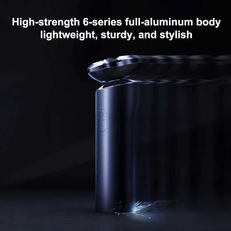 XIAOMI MIJIA Electric Shaver S700 Portable Flex Razor 3 Head Shaving IPX7 Waterproof Washable Beard Trimmer Trimer Cutter 30 DayB240709