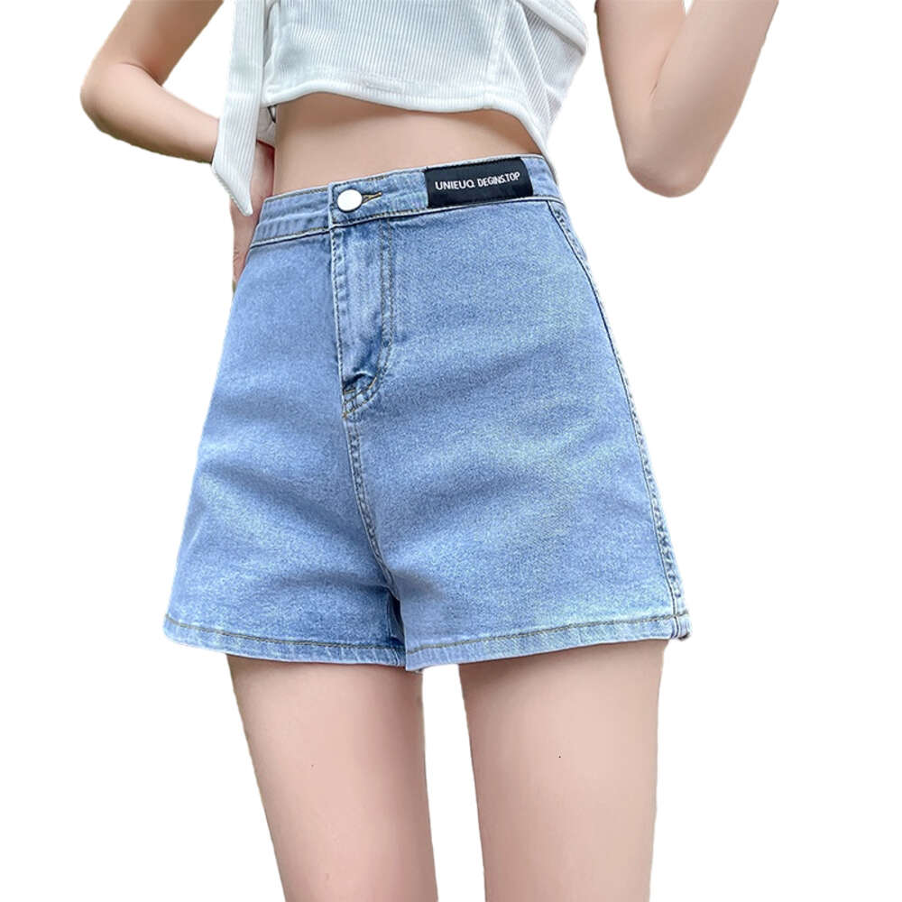 2023 Summer New Shorts, Jeans, Women's Hot Girl, High Waist, Slim, Loose, Fashionable, A-line Wide Legs, Versatile