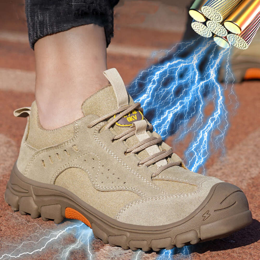 Welding For Men Anti-Smashing Construction Shoes Puncture Proof Indestructible Composite Toe Safety Work Boots