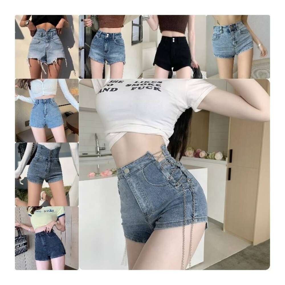 Wholesale Ripped Short Cotton Jeans Vintage Wash Denim Women Boyfriend Distressed Jean Shorts