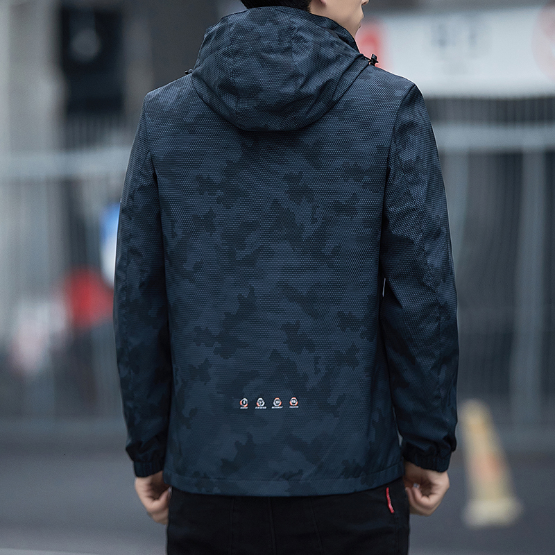 Lighing Delivery Loose Hooded 2024 New Windproof Waterproof Stormtrooper Men's Spring and Autumn Top Jacket F717#45