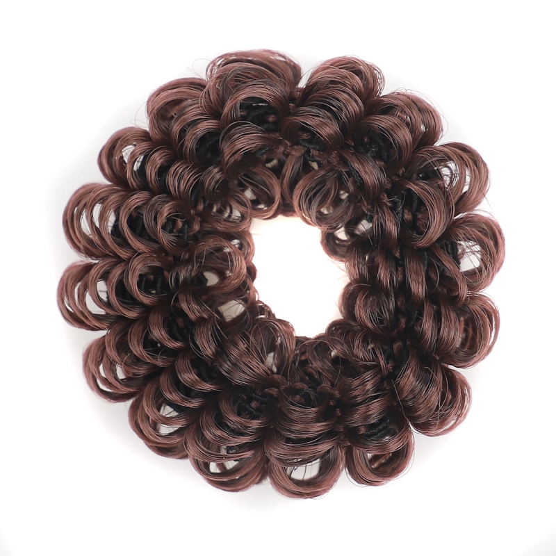 Hair Accessories Hair Band Pan-haired Flower Bud Headdress 2# 33# Color Meatball Like Hairstyle Synthetic Hair Bands