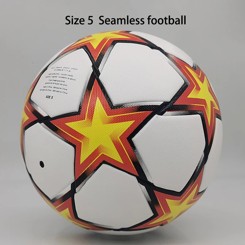 Seamless Soccer footy football training ball Size 5 PU Indoor football Match ball outdoor football for men women 240715